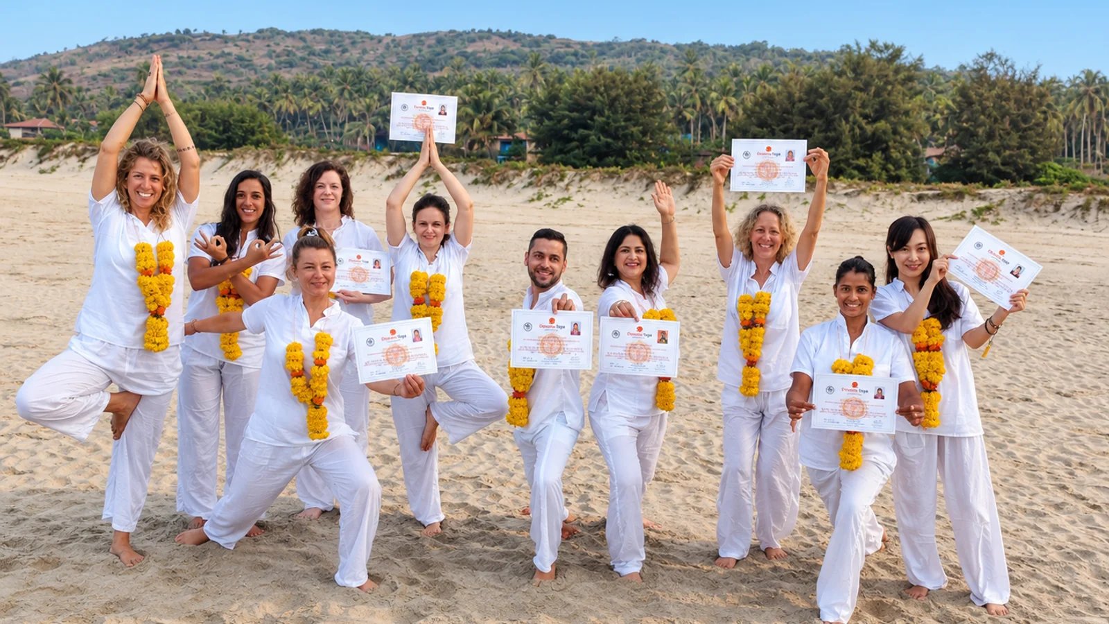 11 Day 100 - Hour Traditional Yoga Teacher Training in Goa, India